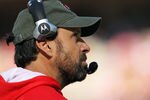 KANSAS CITY, MO - NOVEMBER 13:  Head coach Todd Haley of the Kansas City Chiefs watches a replay during the game against the Denver Broncos on November 13, 2011 at Arrowhead Stadium in Kansas City, Missouri.  (Photo by Jamie Squire/Getty Images)