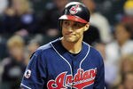 CLEVELAND, OH - SEPTEMBER 20: Grady Sizemore #24 of the Cleveland Indians reacts after striking out during the second inning against the Chicago White Sox at Progressive Field on September 20, 2011 in Cleveland, Ohio. (Photo by Jason Miller/Getty Images)