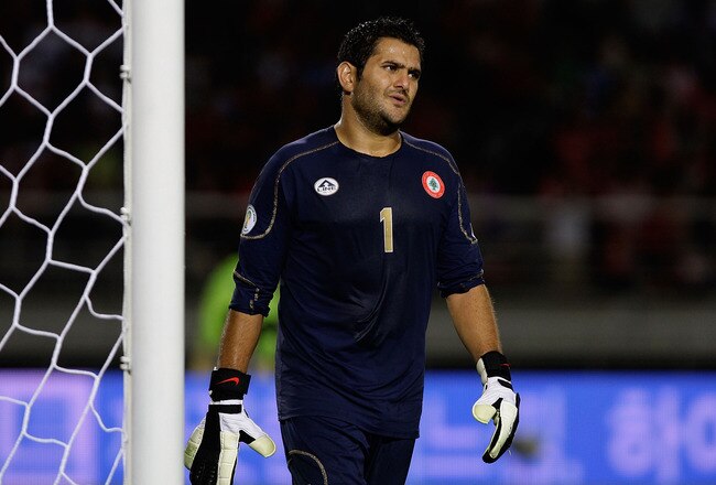 GOYANG, SOUTH KOREA - SEPTEMBER 02:  Ziad El Samad of Lebanon reacts during the 2014 FIFA World Cup Brazil Asian 3rd Qualifier match between South Korea and Lebanon at Goyang stadium on September 2, 2011 in Goyang, South Korea.  (Photo by Chung Sung-Jun/Getty Images)