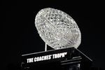 PASADENA, CA - JANUARY 07:  The BCS National Championship trophy which was won by the Alabama Crimson Tide after winning the Citi BCS National Championship game over the Texas Longhorns at the Rose Bowl on January 7, 2010 in Pasadena, California. The Crimson Tide defeated the Longhorns 37-21.  (Photo by Kevork Djansezian/Getty Images)