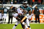 PHILADELPHIA, PA - NOVEMBER 7: Earl Bennett #80 of the Chicago Bears runs with a catch against Dominique Rodgers-Cromartie #23 of the Philadelphia Eagles at Lincoln Financial Field on November 7, 2011 in Phildelphia, Pennsylvania. (Photo by Scott Cunningham/Getty Images)