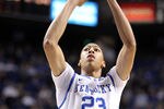 LEXINGTON, KY - NOVEMBER 07:  Anthony Davis #23 of the Kentucky Wildcats shoots the ball during the exhibition game against the Morehouse Maroon Tigers at Rupp Arena on November 7, 2011 in Lexington, Kentucky.  Kentucky won 125-40.  (Photo by Andy Lyons/Getty Images)