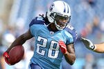 NASHVILLE, TN - OCTOBER 30:  Chris Johnson #28 of the Tennessee Titans runs with the ball before the NFL game against the Indianapolis Colts at LP Field on October 30, 2011 in Nashville, Tennessee.  (Photo by Andy Lyons/Getty Images)