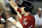 PHOENIX, AZ - JULY 10:  U.S. Futures All-Star Jason Kipnis #9 of the Cleveland Indians reacts after he hits a first inning home run during the 2011 XM All-Star Futures Game at Chase Field on July 10, 2011 in Phoenix, Arizona.  (Photo by Christian Petersen/Getty Images)