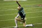 WACO, TX - NOVEMBER 19:  Robert Griffin III #10 of the Baylor Bears celebrates a 96 yard touchdown pass against the Oklahoma Sooners at Floyd Casey Stadium on November 19, 2011 in Waco, Texas.  (Photo by Ronald Martinez/Getty Images)