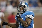 DETROIT, MI - OCTOBER 10:  Jahvid Best #44 of the Detroit Lions celebrates his third quarter touchdown while playing the Chicago Bears at Ford Field on October 10, 2011 in Detroit, Michigan. Detroit won the game 24-13.  (Photo by Gregory Shamus/Getty Images)