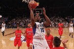 NEW YORK, NY - MARCH 08:  Herb Pope #15 of the Seton Hall Pirates shoots the ball agaisnt the Rutgers Scarlet Knights at Madison Square Garden on March 8, 2011 in New York City.  (Photo by Nick Laham/Getty Images)