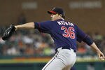 DETROIT, MI - AUGUST 17:  Relief pitcher, Joe Nathan #36 of the Minnesota Twins throws the baseball against the Detroit Tigers in the ninth inning and earns the save during a MLB game at Comerica Park on August 17, 2011 in Detroit, Michigan.  The Twins win 6-5(Photo by Dave Reginek/Getty Images)
