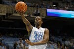 CHAPEL HILL, NC - NOVEMBER 22:  Harrison Barnes #40 of the North Carolina Tar Heels drives to the basket over Patrick Miller #2 of the Tennessee State Tigers during their game at Dean Smith Center on November 22, 2011 in Chapel Hill, North Carolina.  (Photo by Streeter Lecka/Getty Images)