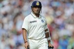 LONDON, ENGLAND - AUGUST 22:  Sachin Tendulkar of India walks back after being dismissed by Tim Bresnan of England during day five of the 4th npower Test Match between England and India at The Kia Oval on August 22, 2011 in London, England.  (Photo by Gareth Copley/Getty Images)