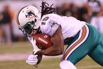 EAST RUTHERFORD, NJ - OCTOBER 17:  Davone Bess #15 of the Miami Dolphins against the New York Jets at MetLife Stadium on October 17, 2011 in East Rutherford, New Jersey.  (Photo by Nick Laham/Getty Images)