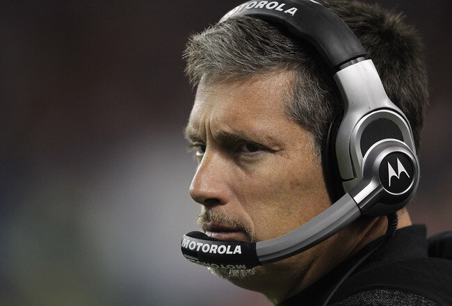 CHICAGO, IL - NOVEMBER 13:  Head coach Jim Schwartz of the Detroit Lions watches as his team takes on the Chicago Bears at Soldier Field on November 13, 2011 in Chicago, Illinois. The Bears defeated the Lions 37-13.  (Photo by Jonathan Daniel/Getty Images)