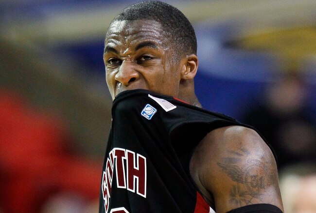 ATLANTA, GA - MARCH 10:  Bruce Ellington #23 of the South Carolina Gamecocks reacts during their 55 to 66 loss to the Ole Miss Rebels during the first round of the SEC Men's Basketball Tournament at the Georgia Dome on March 10, 2011 in Atlanta, Georgia.  (Photo by Kevin C. Cox/Getty Images)