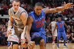 COLUMBUS, OH - NOVEMBER 15: Brad Beal #23 of the Florida Gators knocks the ball away from Aaron Craft #4 of the Ohio State Buckeyes during their game at Value City Arena on November 15, 2011 in Columbus, Ohio. Ohio State defeated Florida 81-74. (Photo by Joe Robbins/Getty Images)