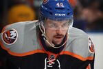 UNIONDALE, NY - NOVEMBER 23:  Michael Grabner #40 of the New York Islanders skates against the Philadelphia Flyers at the Nassau Veterans Memorial Coliseum on November 23, 2011 in Uniondale, New York.  (Photo by Bruce Bennett/Getty Images)