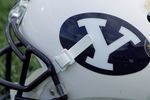 FORT COLLINS, CO - NOVEMBER 01:  A detail photograph of the helmet belonging to quaterback Brenden Gaskins #6 of the Brigham Young Cougars as he warms up prior to facing the Colorado State Rams at Sonny Lubick Field at Hughes Stadium on November 1, 2008 in Fort Collins, Colorado. BYU defeated CSU 45-42.  (Photo by Doug Pensinger/Getty Images)