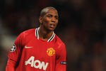 MANCHESTER, ENGLAND - SEPTEMBER 27:  Ashley Young of Manchester United looks on during the UEFA Champions League Group C match between Manchester United and FC Basel at Old Trafford on September 27, 2011 in Manchester, England.  (Photo by Michael Regan/Getty Images)