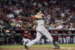 PHOENIX, AZ - SEPTEMBER 25:  Carlos Beltran #15 of the San Francisco Giants bats against the Arizona Diamondbacks during the Major League Baseball game at Chase Field on September 25, 2011 in Phoenix, Arizona.  (Photo by Christian Petersen/Getty Images)