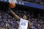 LEXINGTON, KY - NOVEMBER 26: Marquis Teague #25 of the Kentucky Wildcats shoots the ball during the game against the Portland Pilots at Rupp Arena on November 26, 2011 in Lexington, Kentucky.  (Photo by Andy Lyons/Getty Images)
