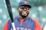 BALTIMORE, MD - SEPTEMBER 28:  David Ortiz #34 of the Boston Red Sox warms up before the game against the Baltimore Orioles at Oriole Park at Camden Yards on September 28, 2011 in Baltimore, Maryland.  (Photo by Greg Fiume/Getty Images)