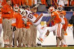 CHARLOTTE, NC - DECEMBER 03: Jarrett Boykin #81 of the Virginia Tech Hokies makes a catch during the ACC Championship game at Bank of America Stadium on December 3, 2011 in Charlotte, North Carolina.  (Photo by Mike Ehrmann/Getty Images)
