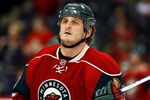 ST. PAUL, MN - MARCH 22: Derek Boogaard #24 of the Minnesota Wild skates in warmups before a game against the Edmonton Oilers on March 22, 2009 at the Xcel Energy Center in St. Paul, Minnesota. (Photo by Scott A. Schneider/Getty Images)