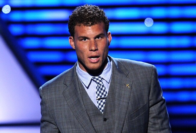 LOS ANGELES, CA - JULY 13:  NBA player Blake Griffin accepts the ESPY for Best Breakthrough Athlete at The 2011 ESPY Awards at Nokia Theatre L.A. Live on July 13, 2011 in Los Angeles, California.  (Photo by Kevin Winter/Getty Images)