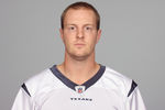 HOUSTON, TX - CIRCA 2011: In this handout image provided by the NFL, TJ Yates of the Houston Texans poses for his NFL headshot circa 2011 in Houston, Texas.  (Photo by NFL via Getty Images)