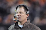 CLEVELAND, OH - DECEMBER 4: Head coach Pat Shurmur of the Cleveland Browns reacts to the scoreboard during the second quarter against the Baltimore Ravens at Cleveland Browns Stadium on December 4, 2011 in Cleveland, Ohio. (Photo by Jason Miller/Getty Images)