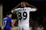 LIVERPOOL, ENGLAND - OCTOBER 26:  Nicolas Anelka of Chelsea reacts to missing a penalty during the Carling Cup Fourth Round match between Everton and Chelsea at Goodison Park on October 26, 2011 in Liverpool, England.  (Photo by Michael Regan/Getty Images)
