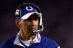 SAN DIEGO, CA - NOVEMBER 23:   Head Coach Tony Dungy of the Indianapolis Colts looks on during their NFL Game at Qualcomm Stadium on November 23, 2008 in San Diego, California.  (Photo by Donald Miralle/Getty Images)