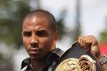 BRENTWOOD, ENGLAND - AUGUST 22:  Andre Ward of the USA poses with the WBA belt during the Carl Froch and Andre Ward Press Conference at Matchroom Sports Head Office on August 22, 2011 in Brentwood, England.  (Photo by Tom Shaw/Getty Images)