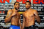 WASHINGTON, DC - DECEMBER 06:  Lamont Peterson and Anthony Peterson stand for a photo after a workout for the media at Kennedy Recreation Center on December 6, 2011 in Washington, DC.  (Photo by Patrick McDermott/Getty Images)