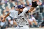 NEW YORK, NY - AUGUST 21:  Francisco Rodriguez #57 of the Milwaukee Brewers pitches against the New York Mets at Citi Field on August 21, 2011 in the Flushing neighborhood of the Queens borough of New York City. The Brewers defeated the Mets 6-2.  (Photo by Jim McIsaac/Getty Images)