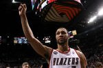 PORTLAND, OR - APRIL 23:  Brandon Roy #7 of the Portland Trail Blazers walks off the court after overcoming a 23 point deficit to defeat the Dallas Mavericks 84-82 in Game Four of the Western Conference Quarterfinals in the 2011 NBA Playoffs on April 23, 2011 at the Rose Garden in Portland, Oregon. NOTE TO USER: User expressly acknowledges and agrees that, by downloading and or using this photograph, User is consenting to the terms and conditions of the Getty Images License Agreement.  (Photo by Jonathan Ferrey/Getty Images)
