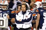 AUBURN, AL - NOVEMBER 27:  Head coach Gene Chizik of the Auburn Tigers against the Alabama Crimson Tide at Jordan-Hare Stadium on November 27, 2009 in Auburn, Alabama.  (Photo by Kevin C. Cox/Getty Images)
