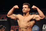 NEWARK, NJ - MARCH 26:  UFC fighter Frank Mir (pictured) weighs in for his fight against UFC fighter Shane Carwin for their Interim Championship Heavyweight fight at UFC 111: St-Pierre vs. Hardy Weigh-In on March 26, 2010 in Newark, New Jersey.  (Photo by Jon Kopaloff/Getty Images)