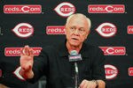 GOODYEAR, AZ - FEBRUARY 22: President and General Manager Walt Jocketty of the Cincinnati Reds speaks with the media during a press conference at the Cincinnati Reds Development Complex on February 22, 2010 in Goodyear, Arizona. (Photo by Hunter Martin/Getty Images)
