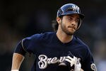 MILWAUKEE, WI - OCTOBER 09:  Ryan Braun #8 of the Milwaukee Brewers rounds the bases after hitting a two run home run against the St. Louis Cardinals during the first inning of Game one of the National League Championship Series at Miller Park on October 9, 2011 in Milwaukee, Wisconsin.  The Brewers defeated the Cardinals 9-6.  (Photo by Christian Petersen/Getty Images)