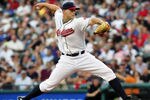 CLEVELAND, OH - JULY 6: Justin Masterson #63 of the Cleveland Indians pitches during the second inning against the New York Yankees at Progressive Field on July 6, 2011 in Cleveland, Ohio. (Photo by Jason Miller/Getty Images)