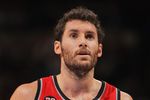 DENVER - DECEMBER 28:  Rudy Fernandez #5 of the Portland Trail Blazers looks on during a break in the action against the Denver Nuggets at Pepsi Center on December 28, 2010 in Denver, Colorado. The Nuggets defeated the Blazers 95-77. NOTE TO USER: User expressly acknowledges and agrees that, by downloading and or using this photograph, User is consenting to the terms and conditions of the Getty Images License Agreement.  (Photo by Doug Pensinger/Getty Images)