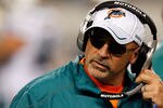 ARLINGTON, TX - NOVEMBER 24:  Head coach Tony Sparano of the Miami Dolphins leads his team against the Dallas Cowboys during the Thanksgiving Day game at Cowboys Stadium on November 24, 2011 in Arlington, Texas.  (Photo by Tom Pennington/Getty Images)