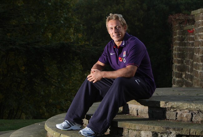 BAGSHOT, ENGLAND - OCTOBER 29:  Jonny Wilkinson, the England standoff poses during the media session held at Pennyhill Park Hotel on October 29, 2009 in London, England.  (Photo by David Rogers/Getty Images)