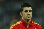 LONDON, ENGLAND - NOVEMBER 12:  David Villa of Spain looks on prior to the international friendly match between England and Spain at Wembley Stadium on November 12, 2011 in London, England.  (Photo by Laurence Griffiths/Getty Images)