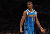LOS ANGELES, CA - APRIL 26:  Chris Paul #3 of the New Orleans Hornets reacts late in the fourth quarter while taking on the Los Angeles Lakers in Game Five of the Western Conference Quarterfinals in the 2011 NBA Playoffs on April 26, 2011 at Staples Center in Los Angeles, California. NOTE TO USER: User expressly acknowledges and agrees that, by downloading and or using this photograph, User is consenting to the terms and conditions of the Getty Images License Agreement.  (Photo by Harry How/Getty Images)