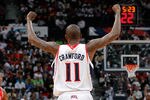 ATLANTA, GA - MAY 06:  Jamal Crawford #11 of the Atlanta Hawks against the Chicago Bulls in Game Three of the Eastern Conference Semifinals in the 2011 NBA Playoffs at Phillips Arena on May 6, 2011 in Atlanta, Georgia.  NOTE TO USER: User expressly acknowledges and agrees that, by downloading and/or using this photograph, User is consenting to the terms and conditions of the Getty Images License Agreement.  (Photo by Kevin C. Cox/Getty Images)