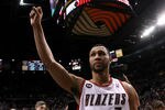 PORTLAND, OR - APRIL 23:  Brandon Roy #7 of the Portland Trail Blazers walks off the court after overcoming a 23 point deficit to defeat the Dallas Mavericks 84-82 in Game Four of the Western Conference Quarterfinals in the 2011 NBA Playoffs on April 23, 2011 at the Rose Garden in Portland, Oregon. NOTE TO USER: User expressly acknowledges and agrees that, by downloading and or using this photograph, User is consenting to the terms and conditions of the Getty Images License Agreement.  (Photo by Jonathan Ferrey/Getty Images)