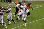 COLLEGE PARK, MD - SEPTEMBER 24:  Quarterback Chester Stewart #7 of the Temple Owls throws a pass against the Maryland Terrapins during the first half at Byrd Stadium on September 24, 2011 in College Park, Maryland.  (Photo by Rob Carr/Getty Images)