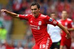 LIVERPOOL, ENGLAND - AUGUST 06:  Stewart Downing of Liverpool in action during the pre season friendly match between Liverpool and Valencia at Anfield on August 6, 2011 in Liverpool, England.  (Photo by Clive Brunskill/Getty Images)