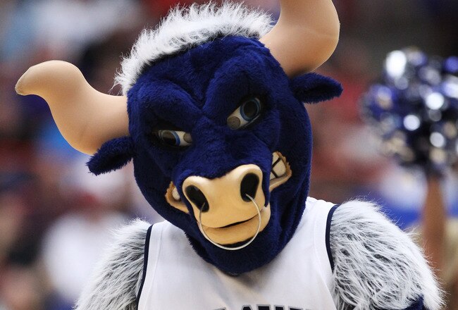 TUCSON, AZ - MARCH 17:  The Utah State Aggies mascot performs during their game against the Kansas State Wildcats the second round of the 2011 NCAA men's basketball tournament at McKale Center on March 17, 2011 in Tucson, Arizona.  (Photo by Christian Petersen/Getty Images)